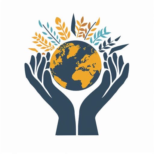 Development partners globe and hands image
