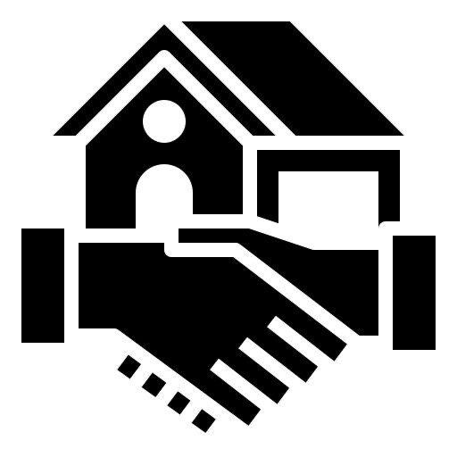 Private sector and property handshake image